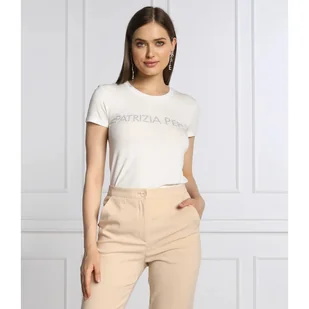 Patrizia Pepe T-shirt MAGLIA Slim Fit - Koszulki i topy damskie - miniaturka - grafika 1
