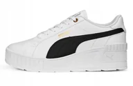 Buty sportowe damskie - Puma Karmen Wedge 390985 02 Buty Damskie Białe - miniaturka - grafika 1