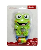Grzechotki dla dzieci - Zabawka dla Malucha Grzechotka Żaba 6807 - miniaturka - grafika 1