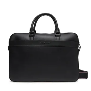 Torba na laptopa Tommy Hilfiger Th Corp Computer Bag AM0AM13222 Czarny - Torby na laptopy - miniaturka - grafika 1