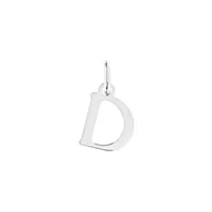 Wisiorki - Srebrna Zawieszka 925 Literka D - miniaturka - grafika 1