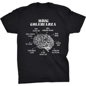 Koszulki męskie - Koszulka T-shirt Mózg Gołębiarza Śmieszny Prezent na Święta Urodziny - miniaturka - grafika 1