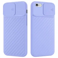 Etui i futerały do telefonów - Pokrowiec Do Apple iPhone 6 / 6S Etui w Purpurowy Mat  Ochrona kamery TPU Obudowa Case Cover Cadorabo - miniaturka - grafika 1