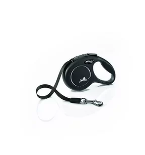Flexi New Classic Smycz Taśma Xs 3M Czarna [Fl-3129] - Smycze dla psów - miniaturka - grafika 1