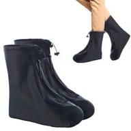 Pokrowce na ubrania - Wodoodporne ochraniacze na buty, wodoodporne ochraniacze na buty, wielokrotnego użytku antypoślizgowe ochraniacze na buty (L) - miniaturka - grafika 1