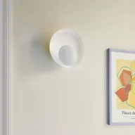 Lampy ścienne - Nordlux Kinkiet LED Marsi z kablem/wtyczką, biały - miniaturka - grafika 1