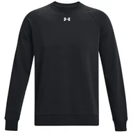 Bluzy sportowe męskie - Męska bluza Under Armour Rival Fleece Crew Rozmiar: XXL / Kolor: czarny - miniaturka - grafika 1