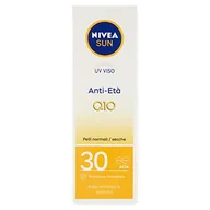 Kremy do twarzy - NIVEA SUN UV do twarzy przeciwstarzeniowej FP 30 w tubce 50 ml, krem przeciwzmarszczkowy z koenzymem Q10, krem do twarzy 30 do codziennego użytku, krem przeciw wgnieceniom do twarzy o działaniu - miniaturka - grafika 1