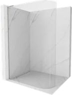 Ścianki i drzwi prysznicowe - Mexen Kioto L ścianka prysznicowa zaokrąglona Walk-in 90 x 200 cm, transparent, nikiel szczotkowany - 800-090-103-97-06 - miniaturka - grafika 1