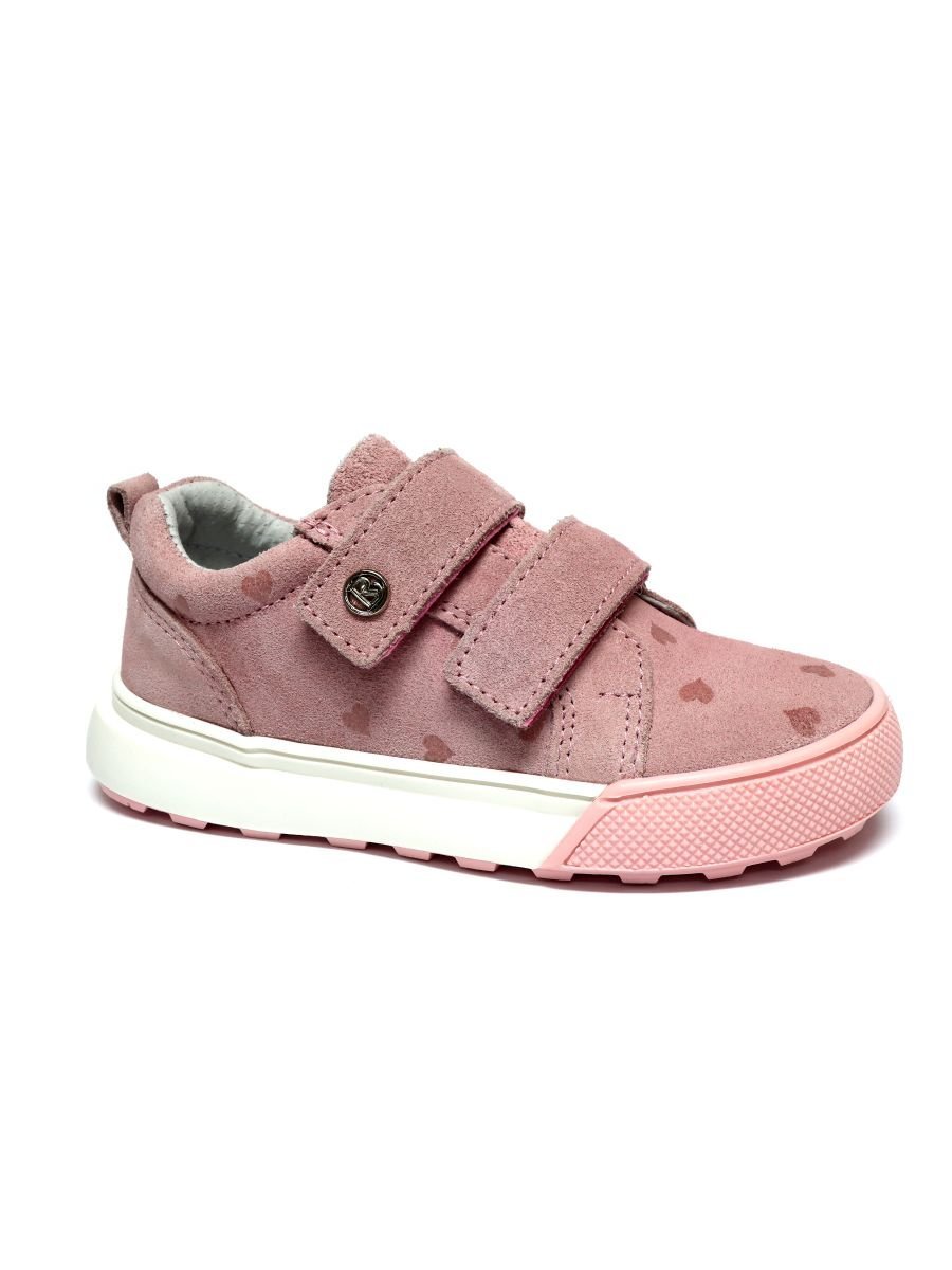 Dziewczęce sneakersy zapinane na rzepy różowe Renbut r.26
