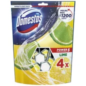 Środki do WC - Kostka do WC DOMESTOS Power 5 Lime 4x55g - miniaturka - grafika 1