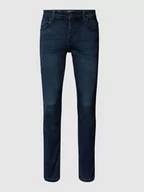Spodnie męskie - Jeansy o kroju slim fit z dodatkiem streczu - miniaturka - grafika 1