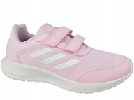 Buty sportowe damskie - Adidas Tensaur Run 2.0 GZ3436 Buty Sportowe Junior Na Rzepy Różowe Na W-f - miniaturka - grafika 1