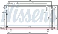 Chłodnice - NISSENS CHŁODNICA KLIMATYZACJI 94795 TOYOTA AVENSIS VERSO 01 94795 - miniaturka - grafika 1