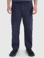 Spodnie męskie - 4F Spodnie męskie casual cargo 4FRSS25TTROM1459-22S Czarny Roz. XL - miniaturka - grafika 1