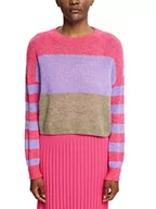 Swetry damskie - ESPRIT Damski sweter 082EE1I309, 663/różowy, fuksja 4, XS - miniaturka - grafika 1