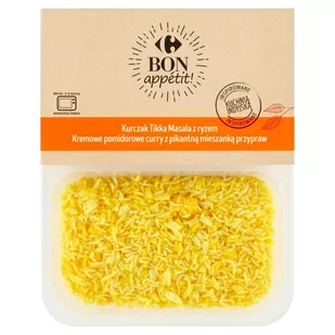 Carrefour Bon appétit! Kurczak Tikka Masala z ryżem 430 g - Szybkie dania obiadowe - miniaturka - grafika 1