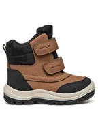 Buty dla chłopców - Geox Śniegowce B Flanfil Boy B Abx B463VA 050FU CR69B S Brązowy - miniaturka - grafika 1