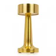 Lampy stojące - Lampa biurkowa LEE złota - wbudowana bateria, LED kod: LEE.GOLD - miniaturka - grafika 1