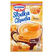 Budyń - Dr. Oetker Słodka Chwila Budyń Smak Słony Karmel Z Solą Morską 43 G - miniaturka - grafika 1
