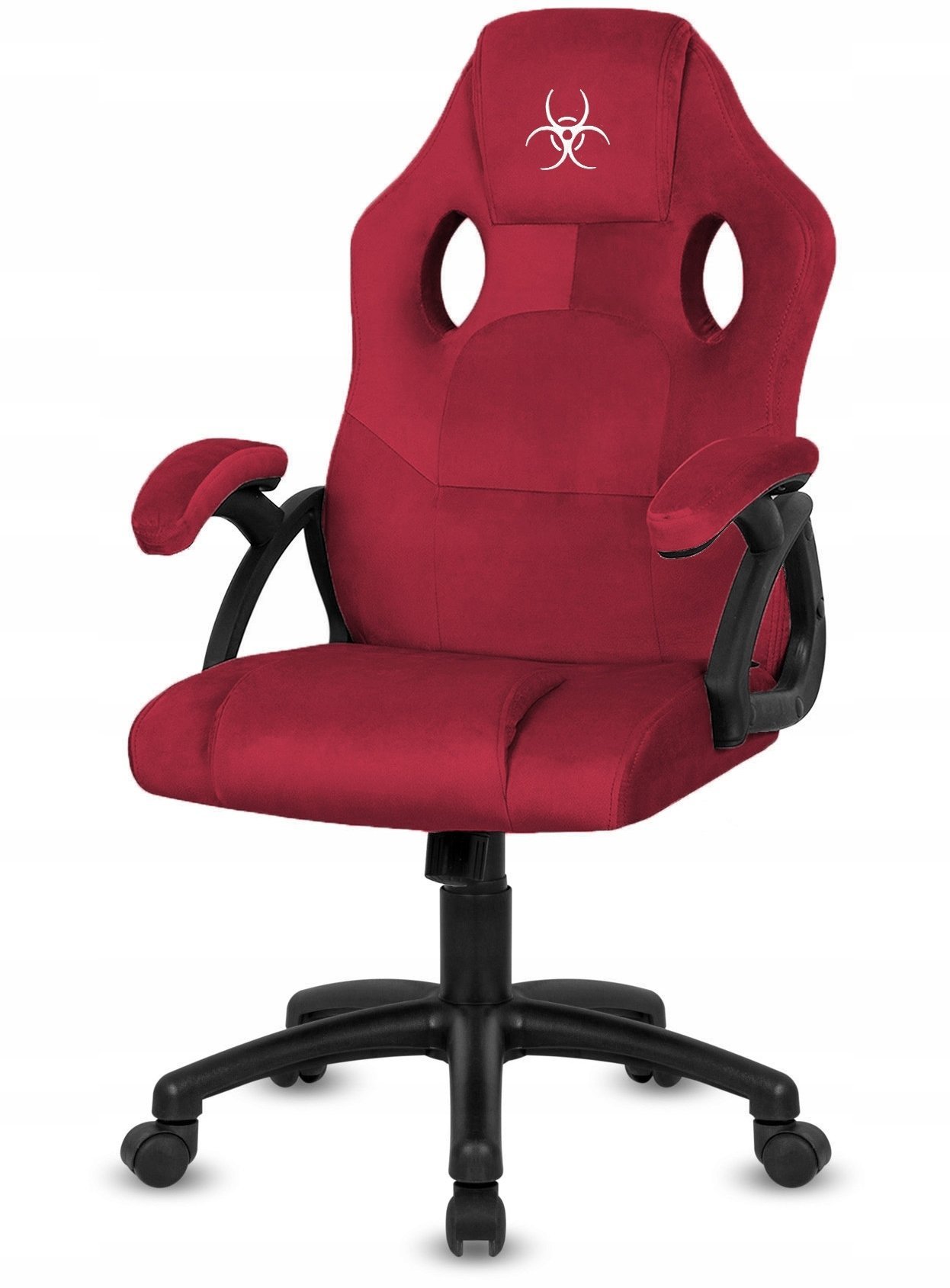 Fotel obrotowy do biurka CARRERA M ALCANTARA BURGUNDY