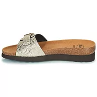 Sandały damskie - Scholl Ginni, sandały damskie, Platinum (złoty), 40 EU, Platynowe złoto, 40 EU - miniaturka - grafika 1