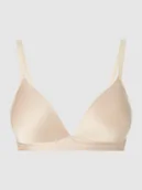 Biustonosze - Biustonosz koszulkowy z satyny — bez fiszbin, model ‘Satin Deluxe’ - miniaturka - grafika 1