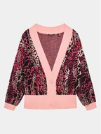 Swetry damskie - Guess Kardigan J3BR07 Z3AH0 Różowy Regular Fit - miniaturka - grafika 1