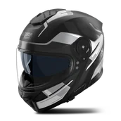 Kaski motocyklowe - Kask Integralny Nolan N80-8 Trittico Czarno/Biało/Antracytowy MatowyL - miniaturka - grafika 1