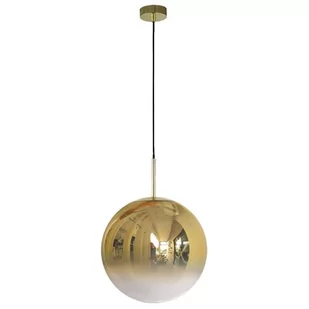 Light Prestige Palla LP-2844/1P GD lampa wisząca zwis 1x40W E27 złota / transparentna - Lampy sufitowe - miniaturka - grafika 1