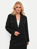 Marynarki i żakiety damskie - Kaffe Marynarka Nina 10508455 Czarny Regular Fit - miniaturka - grafika 1