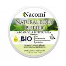 Nacomi Argan Oil&Butter Shea Masło Shea o Zapachu Zielonej Herbaty 100ml - Balsamy i kremy do ciała - miniaturka - grafika 1