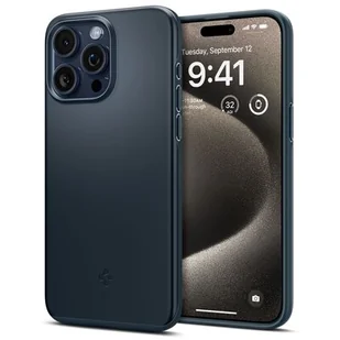 Etui Spigen Thin Fit do Apple iPhone 15 Pro Max Metal Slate - Etui i futerały do telefonów - miniaturka - grafika 1