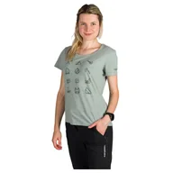 Koszulki sportowe damskie - Koszulka damska Northfinder Candice Rozmiar: XL / Kolor: jasnozielony - miniaturka - grafika 1
