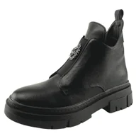 Botki damskie - Botki damskie ocieplane VINCEZA 16422 czarne - miniaturka - grafika 1