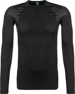 Koszulki męskie - Odlo Bl Active Spine męska koszulka z długim rękawem czarny czarny X-L 195972 - grafika 1