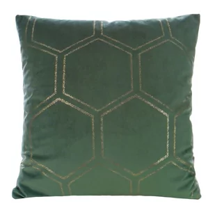 Euro Firany Poszewka Eurofirany Velvet BLINK12 Ciemna Zieleń 45x45 1216923 - Poszewki na poduszki - miniaturka - grafika 1