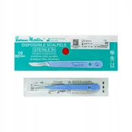 Akcesoria medyczne - SKALPEL CHIRURGICZNY STERYLNY OSTRZE NR 10 - 10szt - miniaturka - grafika 1