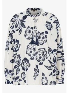 More & More Bluzka w kolorze biało-granatowym - Bluzki damskie - miniaturka - grafika 1