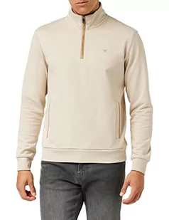 Hackett London Jacq Trim Hz Sweter Męski, Szary, XS - Swetry męskie - miniaturka - grafika 1