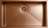 Zlewozmywaki - Zlewozmywak kuchenny 8040 Stalowy Miedź PVD - miniaturka - grafika 1
