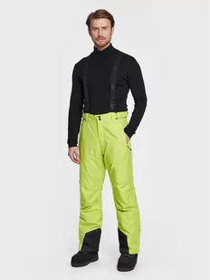 4F Spodnie narciarskie H4Z22-SPMN001 Zielony Regular Fit - Spodnie narciarskie - miniaturka - grafika 1