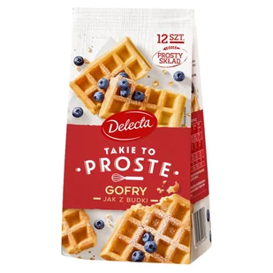 Delecta Gofry jak z budki 340 g - Ciasta i półprodukty do ciast - miniaturka - grafika 1