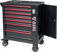 Pozostałe wyposażenie warsztatu - Szafka Serwisowa 7 Szuflad Led Sejf Zamek Szyfr - miniaturka - grafika 1