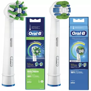 2 Końcówki Oral-B Cross Action Precision Clean - Końcówki do szczoteczek elektrycznych - miniaturka - grafika 1