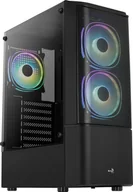 Akcesoria do komputerów stacjonarnych - Aerocool Quantum Mesh Midi Tower Czarny - miniaturka - grafika 1
