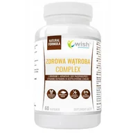 Witaminy i minerały dla sportowców - Wish Zdrowa Wątroba Complex 60caps - miniaturka - grafika 1