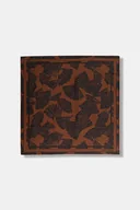 Apaszki i szaliki damskie - Karl Lagerfeld apaszka jedwabna K/SIGNATURE damska kolor brązowy wzorzysta B1W33024 - miniaturka - grafika 1