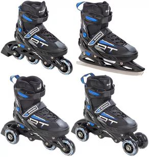 Rolki Łyżwy 4w1 Raven Profession Black/Blue 35-39 - Rolki - miniaturka - grafika 1