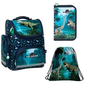 Plecaki szkolne i tornistry - TORNISTER+PIÓRNIK+WOREK DINOZAUR 19 DERFORM - miniaturka - grafika 1